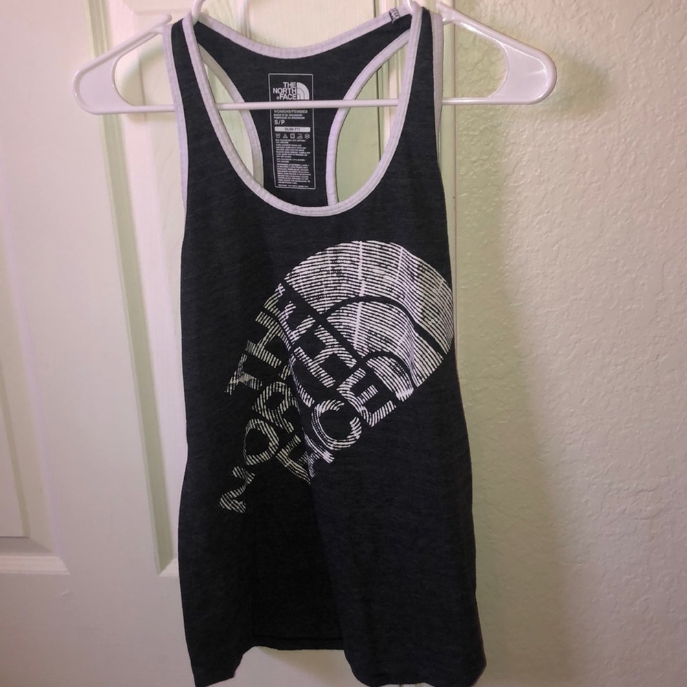 North Face Razorback Workout Tank in Dark Grey